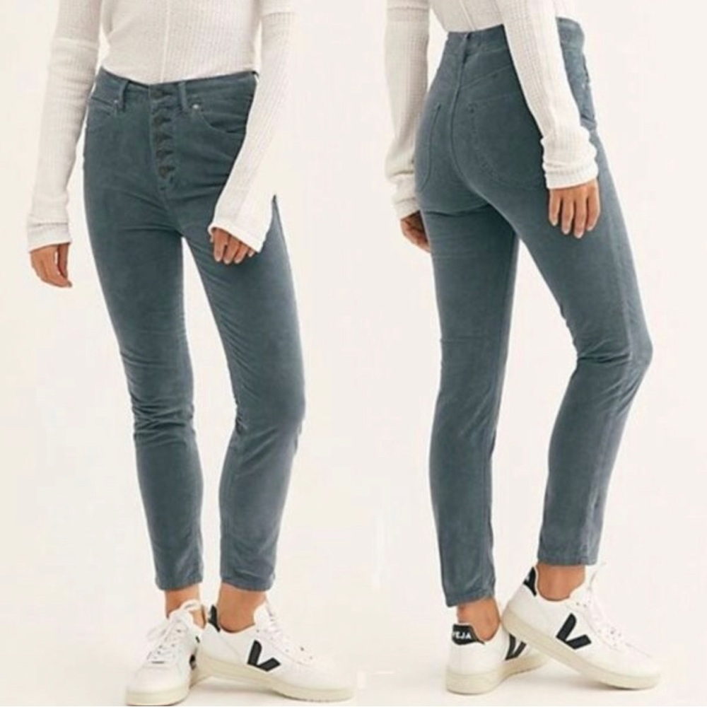 We The Free Gray Skinny Jeans